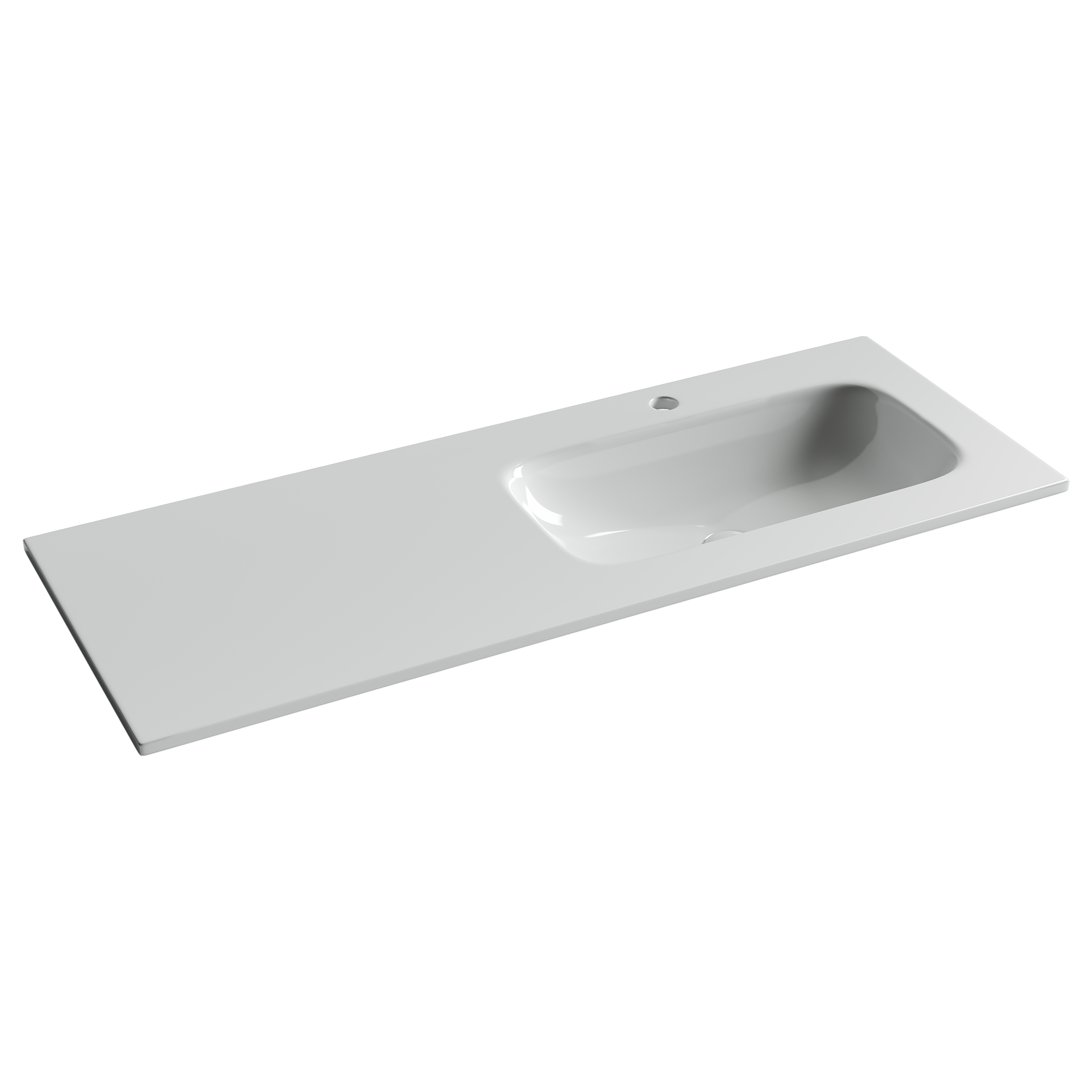 

Раковина Ceramicanova Grace CN7021 121х45,7 см, белый, CN7021