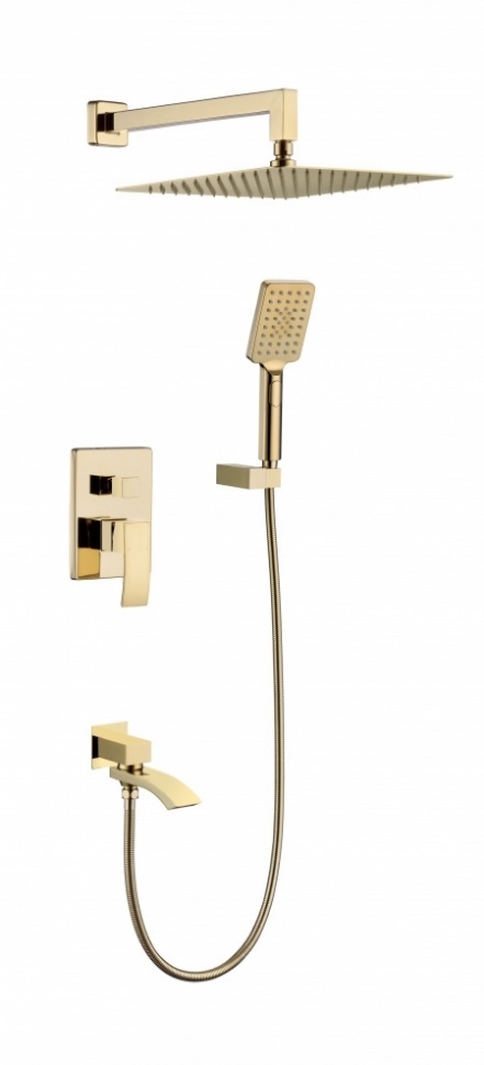 

Душевой комплект Grocenberg Shower GB5007 Gold, Золотой, Shower GB5007 Gold