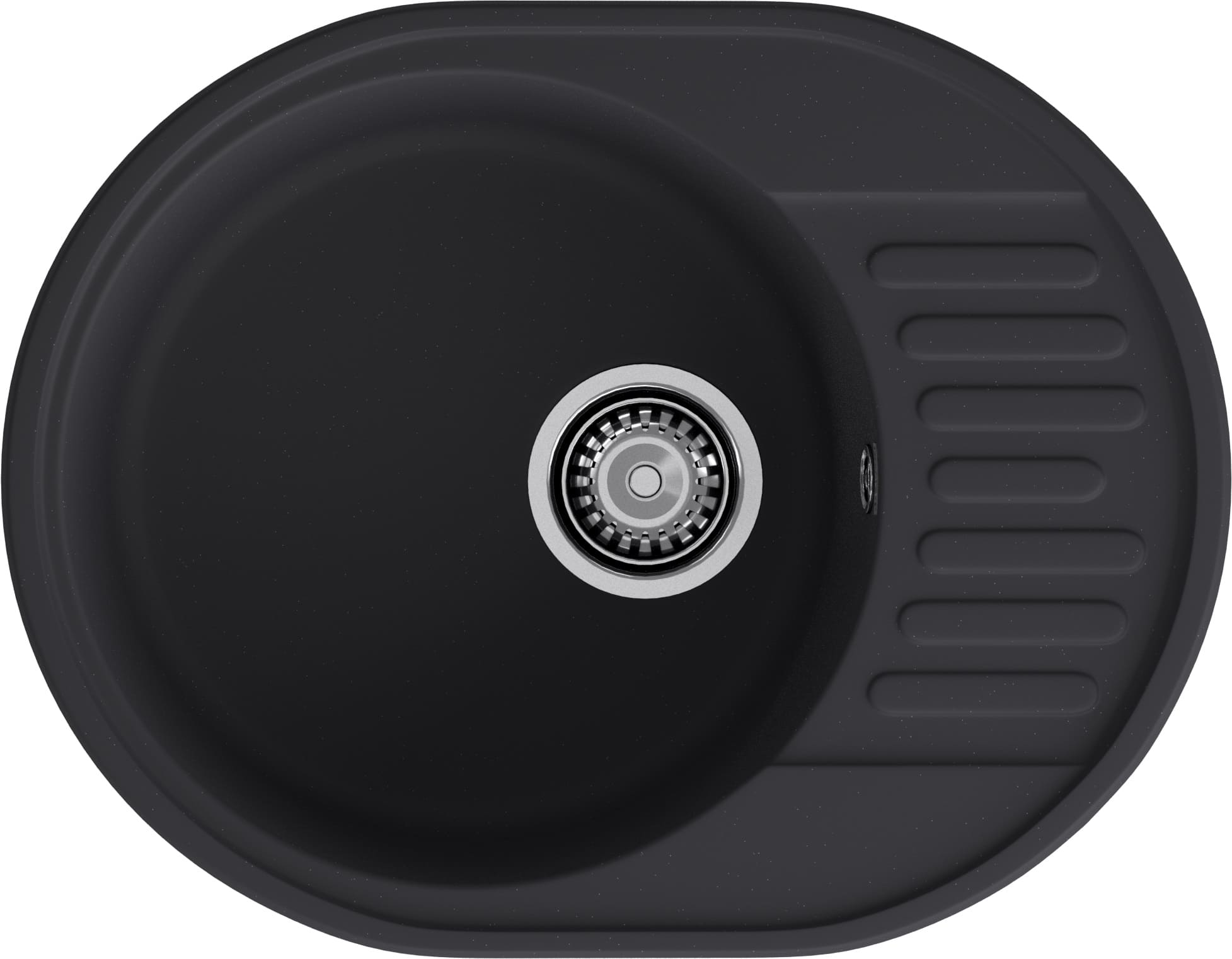

Мойка кухонная GranFest Quarz 58 61,7х48 см черная, Черный, Quarz 58