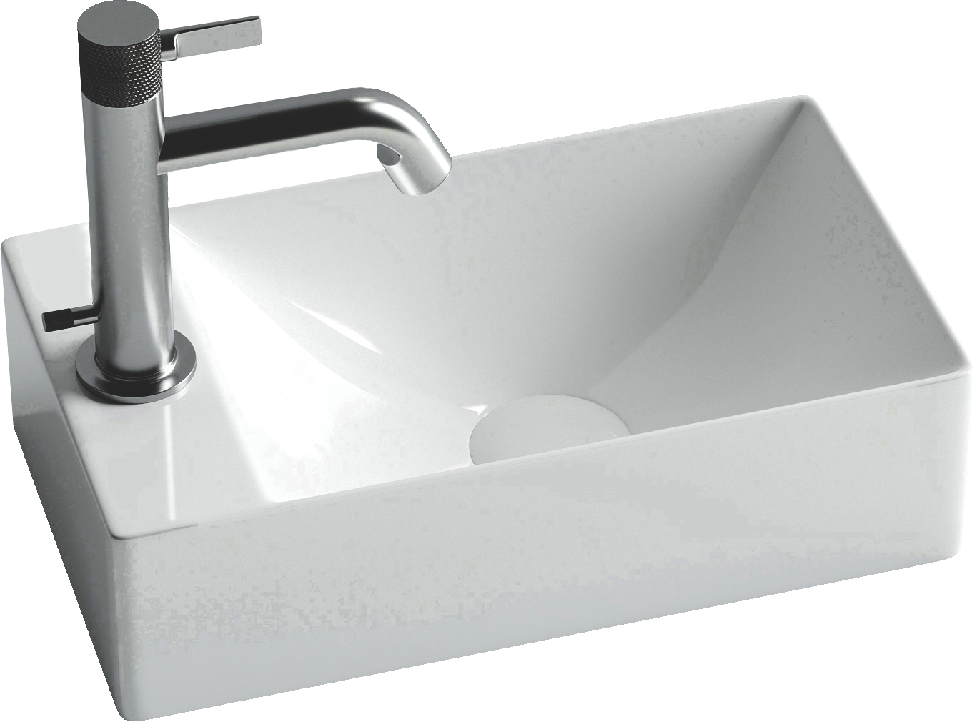 

Раковина Ceramicanova Element CN5008 L 37,5 см, Белый