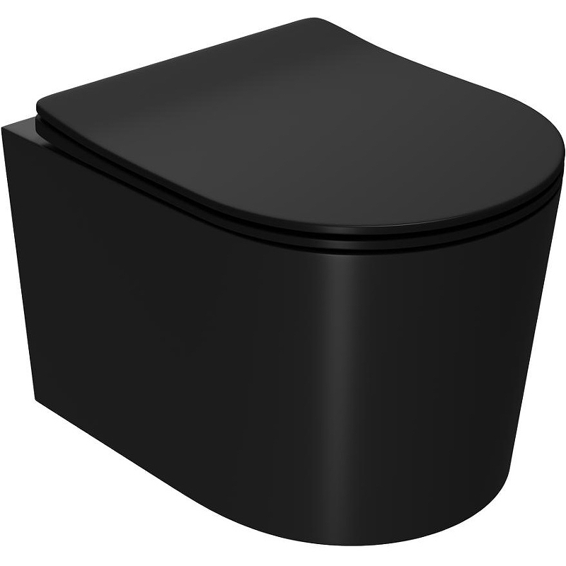 

Унитаз подвесной Point Веста PN41701BM черный матовый, PN41701BM