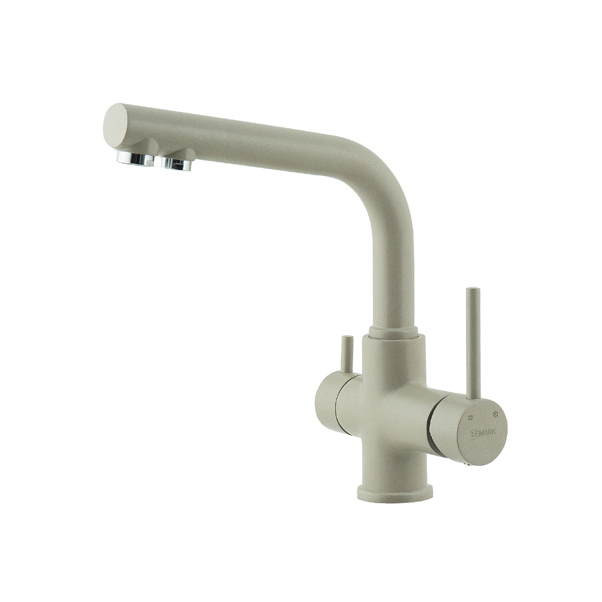 

Смеситель Lemark Comfort LM3061PGR для кухонной мойки серый, LM3061PGR