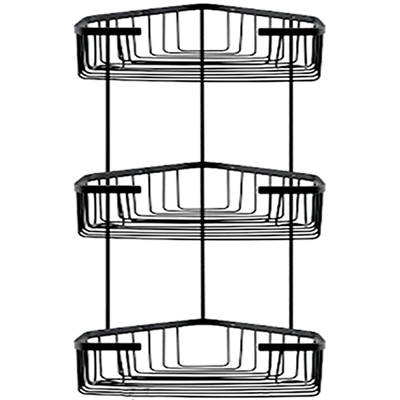 

Полка Frap F351-26 угловая, черная, Черный, F351-26
