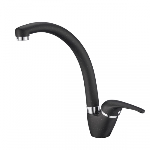 

Смеситель Emar Quartz ЕС - 3013 для кухни морион, Черный, ЕС - 3013