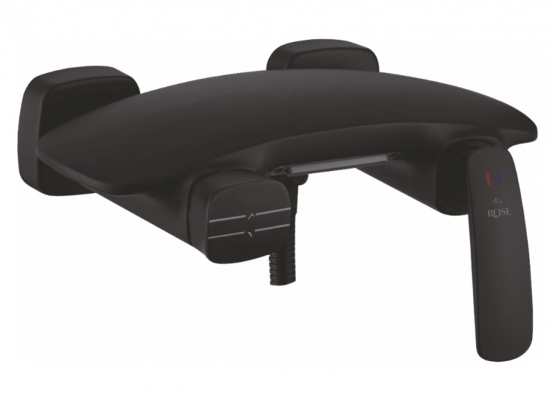 

Смеситель для ванны с душем Rose R1102H черный, R1102H