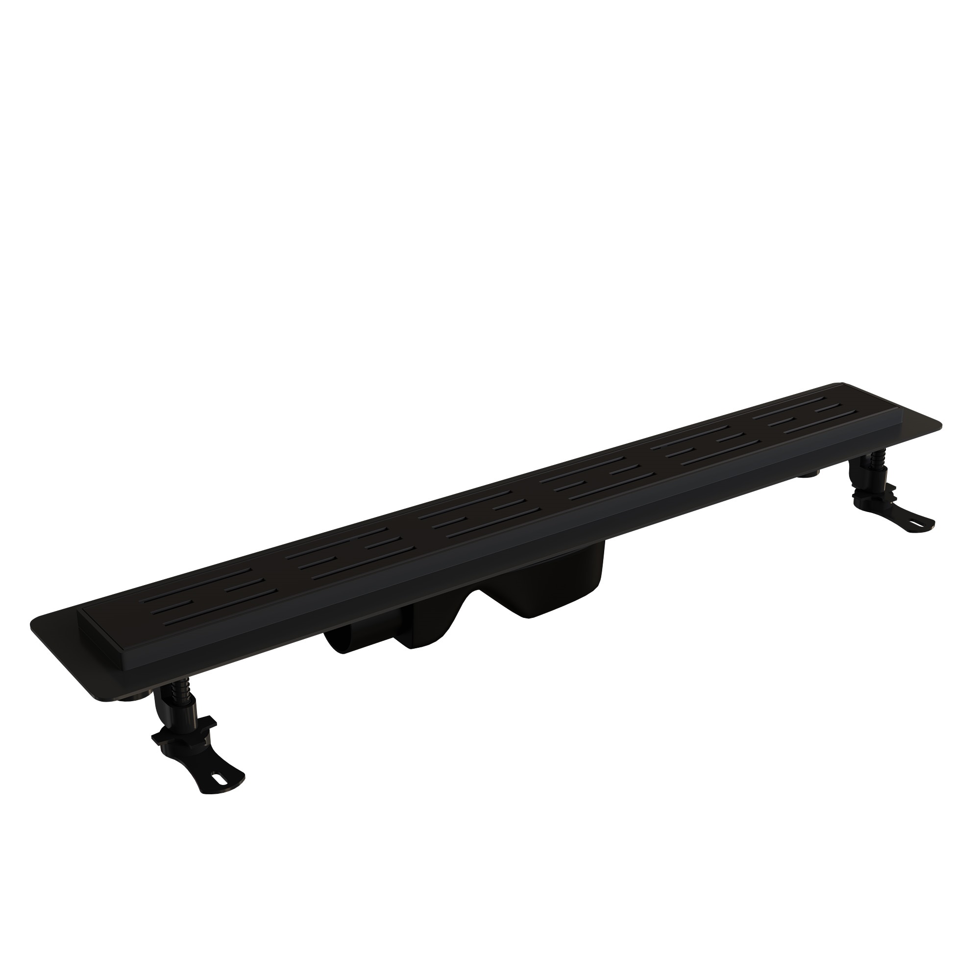 

Душевой лоток RGW Drain Leo-30 60 см, с решеткой, черный, Drain Leo-30