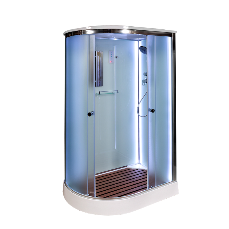 

Душевая кабина AvaCan D102SRLED, 120х80х220 см, стекло матовое, профиль хром, D102SRLED