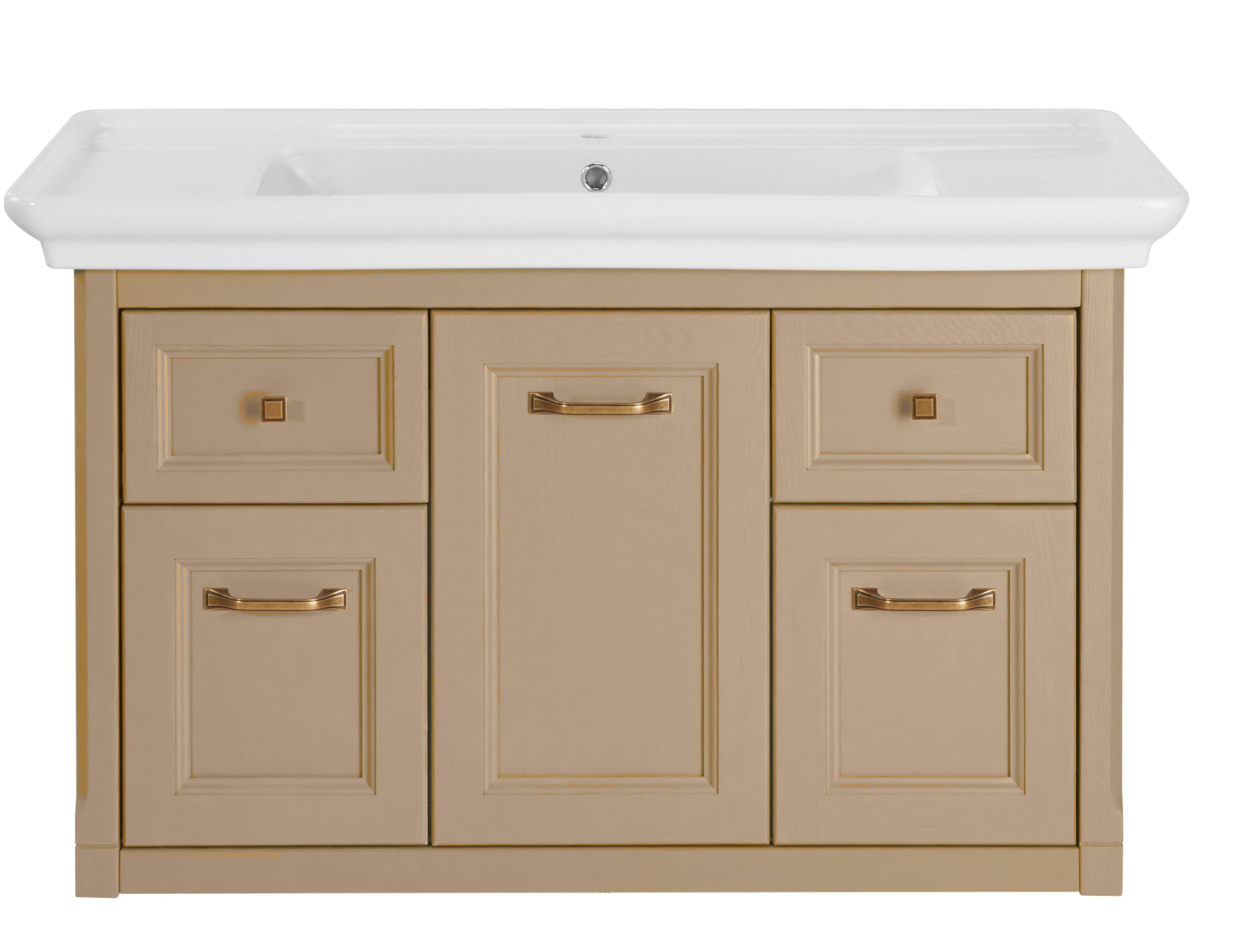 

Тумба с раковиной ASB-Woodline Толедо 105 капучино, 11211