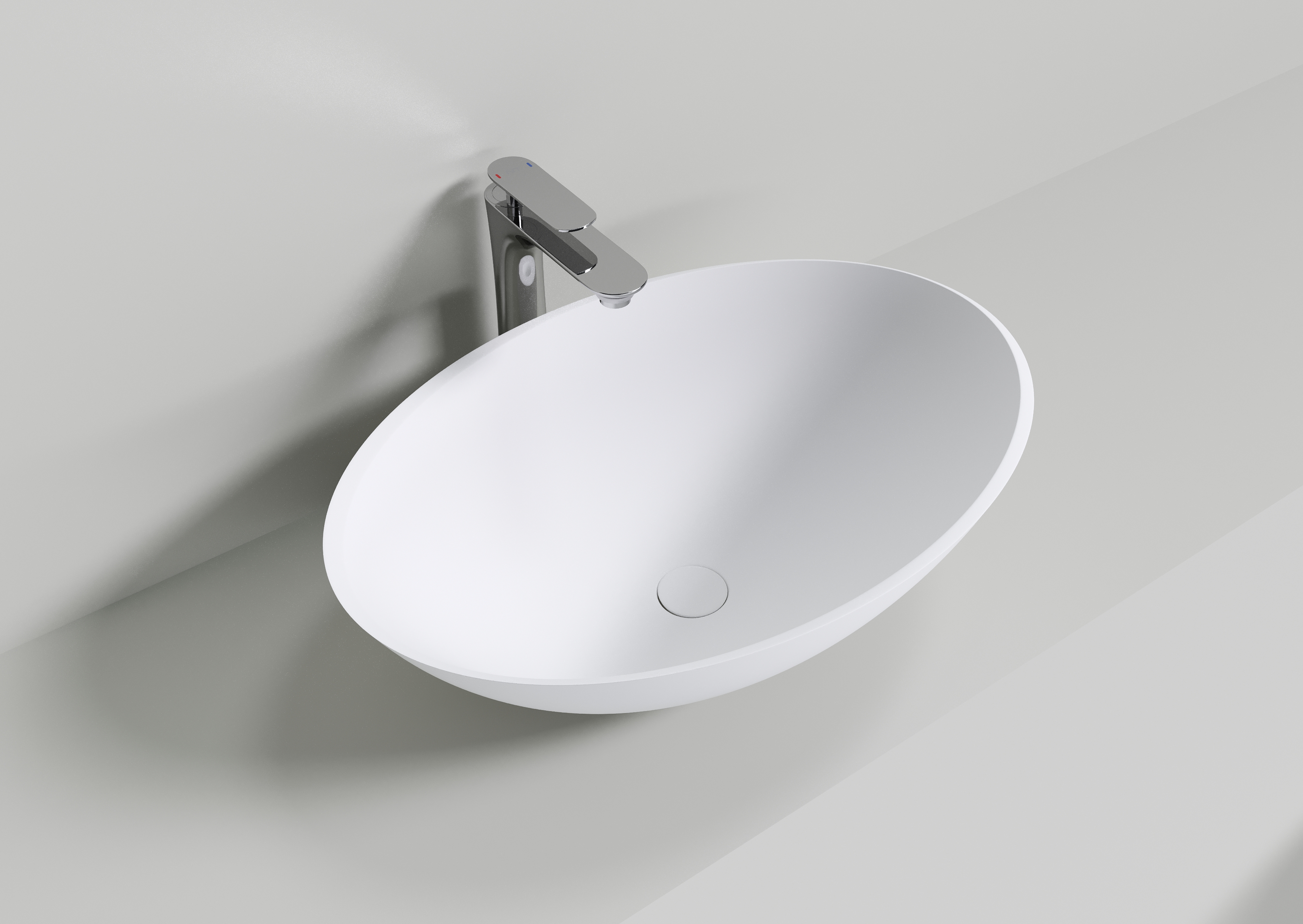 

Раковина NT Bagno NT401 Milano накладная, Белый, NT401 Milano