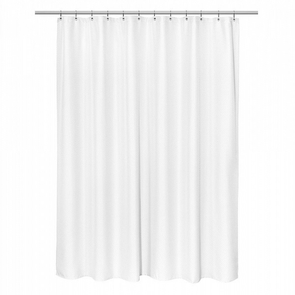 

Штора для ванной Carnation Home Fashions Grace Jacquard FSC24-HX71/21 White 240x200, Белый, FSC24-HX71/21