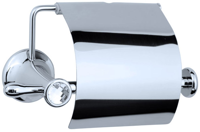 

Держатель туалетной бумаги Boheme Puro 10701 с крышкой, Хром, Puro 10701