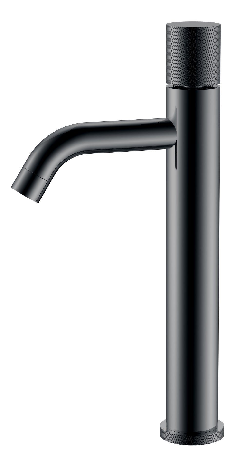 

Смеситель для раковины Boheme Stick 122-SGM.2 графит глянец touch, 122-SGM.2