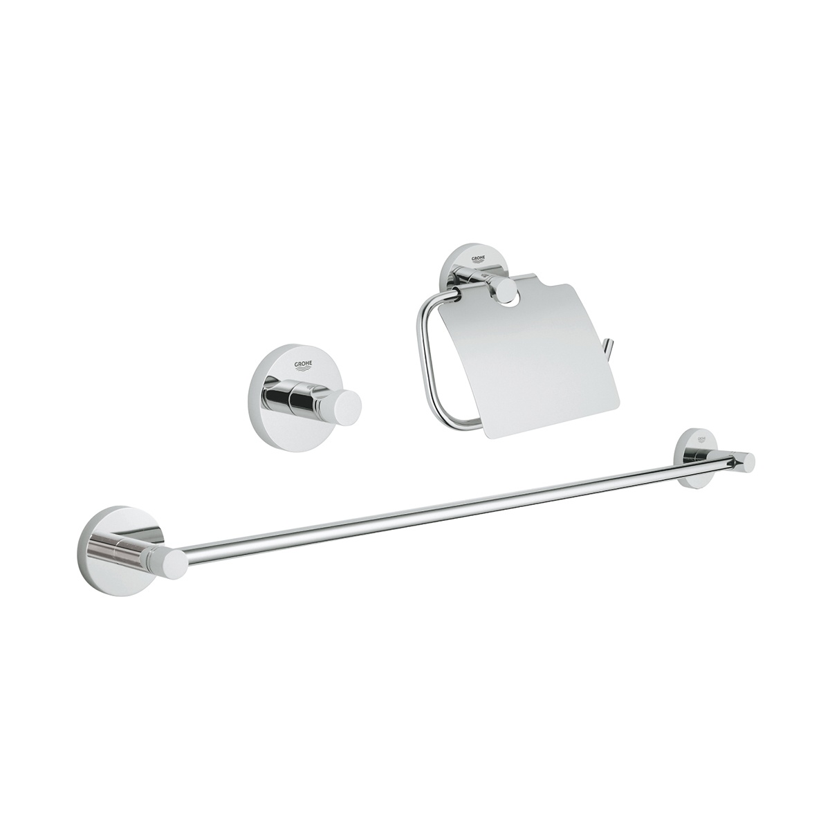 

Набор аксессуаров Grohe Essentials 40775001 3 предмета, Хром, Essentials 40775001