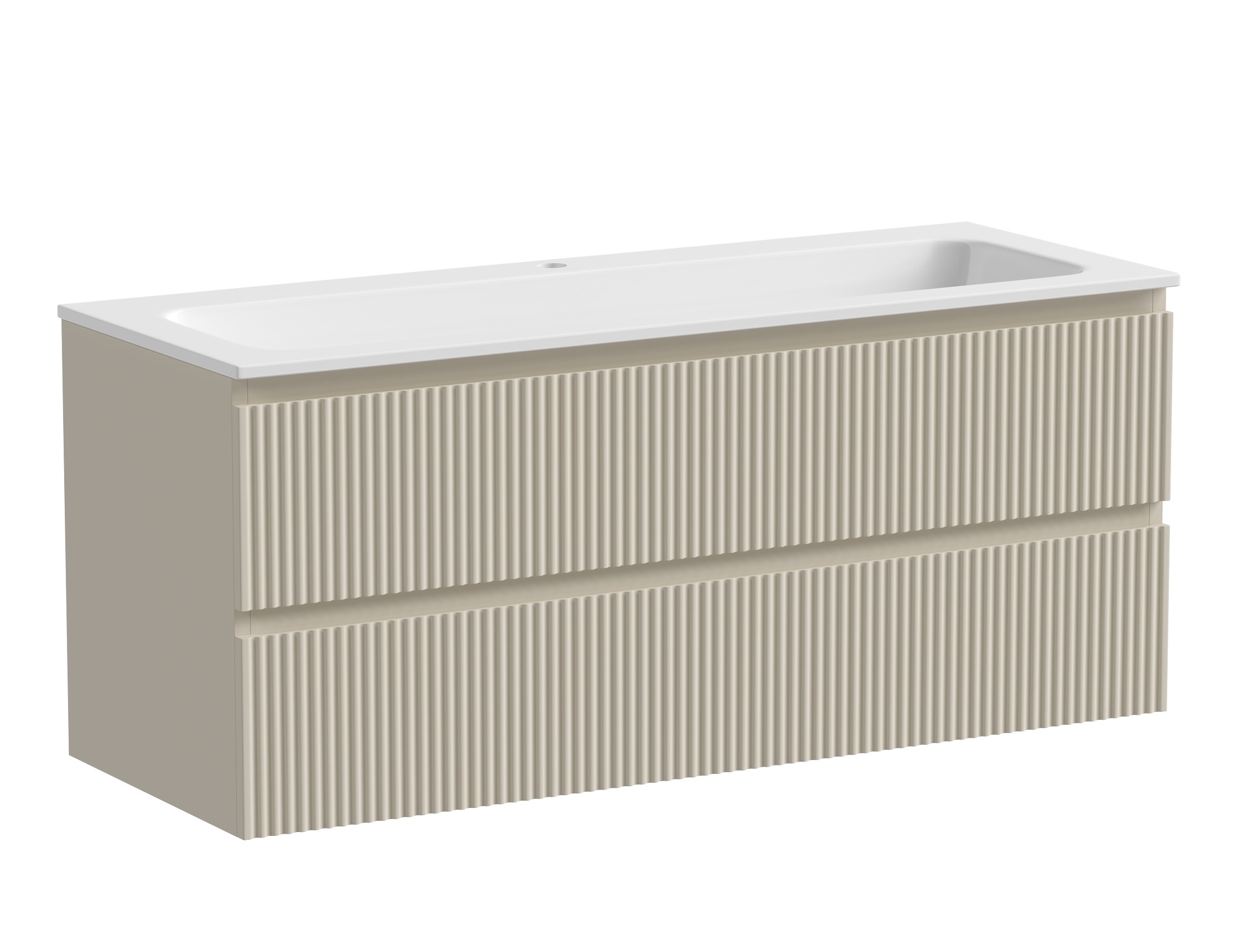 

Тумба с раковиной Sancos Snob R 120 SNR120CE 2 ящика, Beige Soft, Серый, Snob R 120