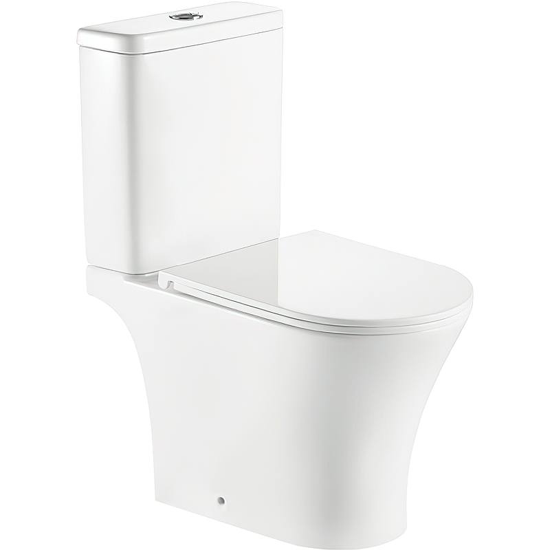 

Унитаз-компакт SantiLine SL-5010 с сиденьем микролифт, белый, SL-5010