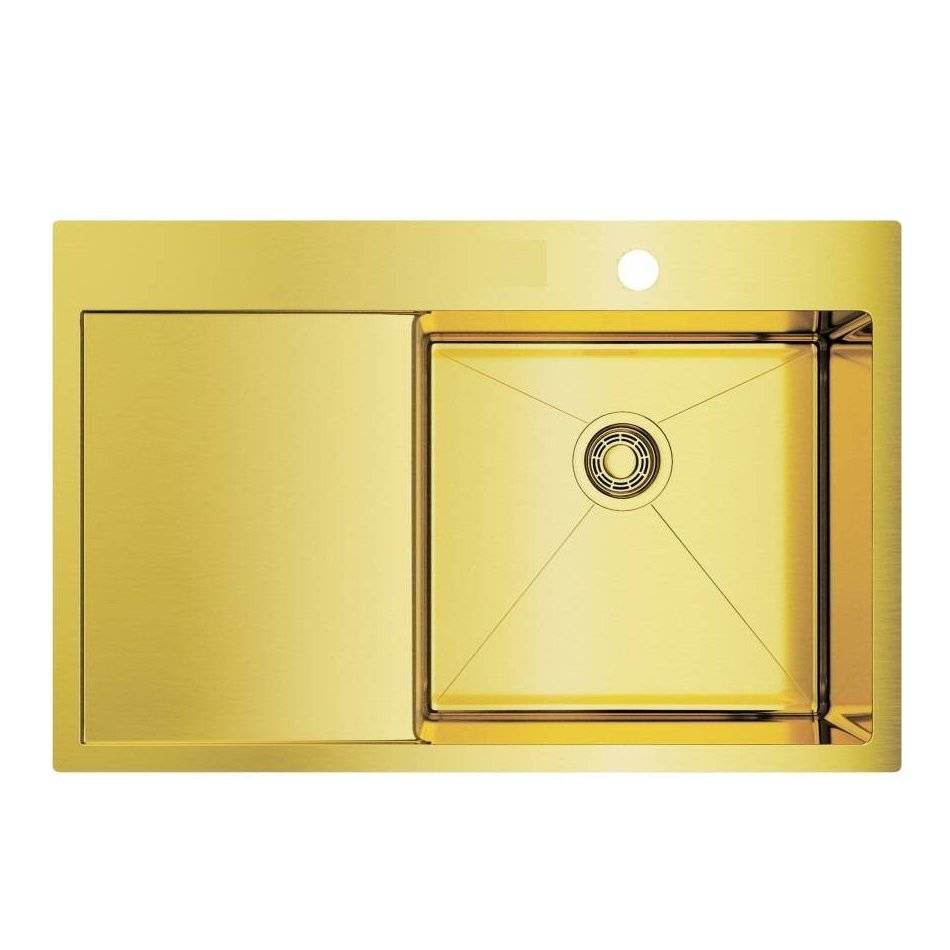 

Мойка кухонная Seaman Eco Marino SMV-780L-GS.A, Золото, Eco Marino SMV-780L-GS.A