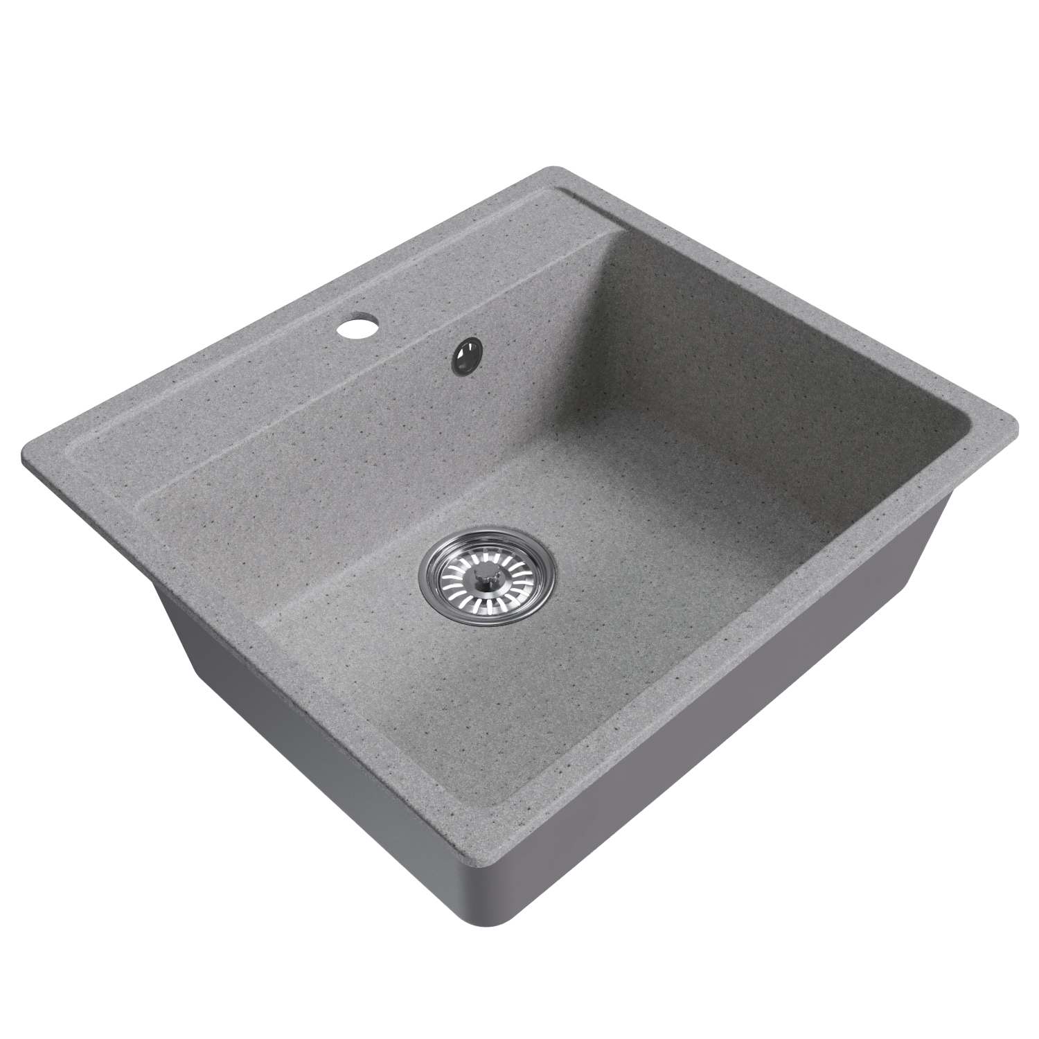 

Мойка кухонная Mixline ML-GM15 551916 56х50 см, серая, Серый, 551916