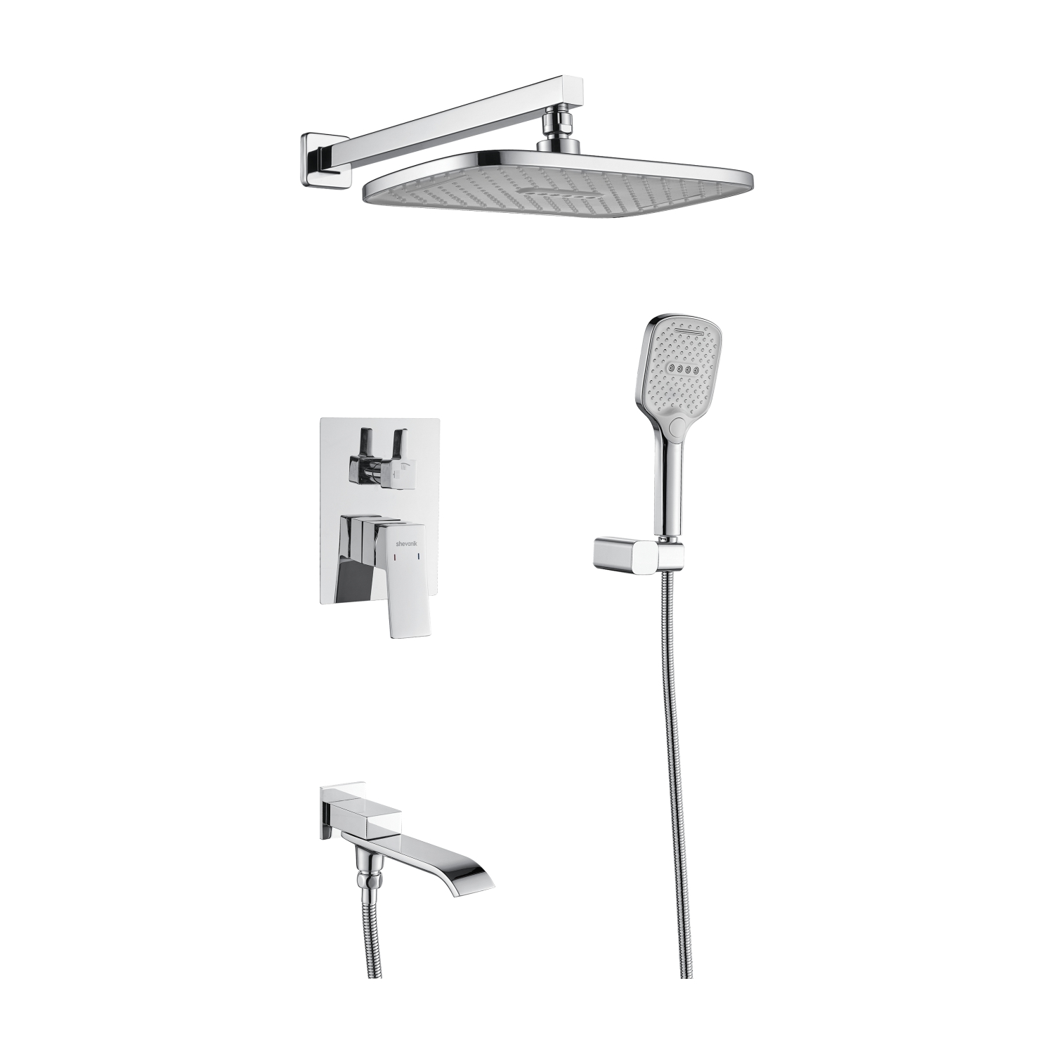 

Душевая стойка Shevanik S4035 хром, S4035