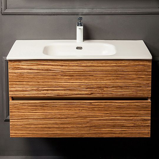 

Тумба с раковиной Armadi Art Vallessi 80 838-080-W зебрано глянец, Vallessi 80