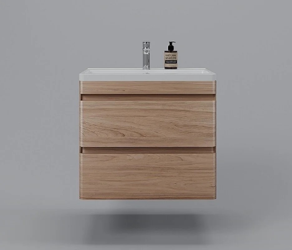 

Тумба с раковиной Style Line Атлантика 70 Люкс Plus подвесная, ясень перламутр, Светлое дерево, СС-00002341