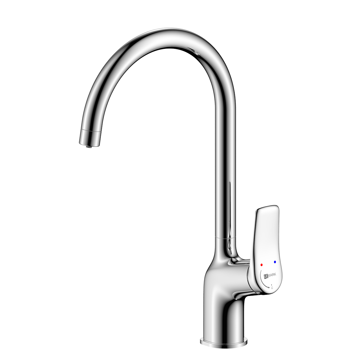 

Смеситель Lemark Ortus LM11361C для кухонной мойки, с подключением к фильтру с питьевой водой, хром, LM11361C