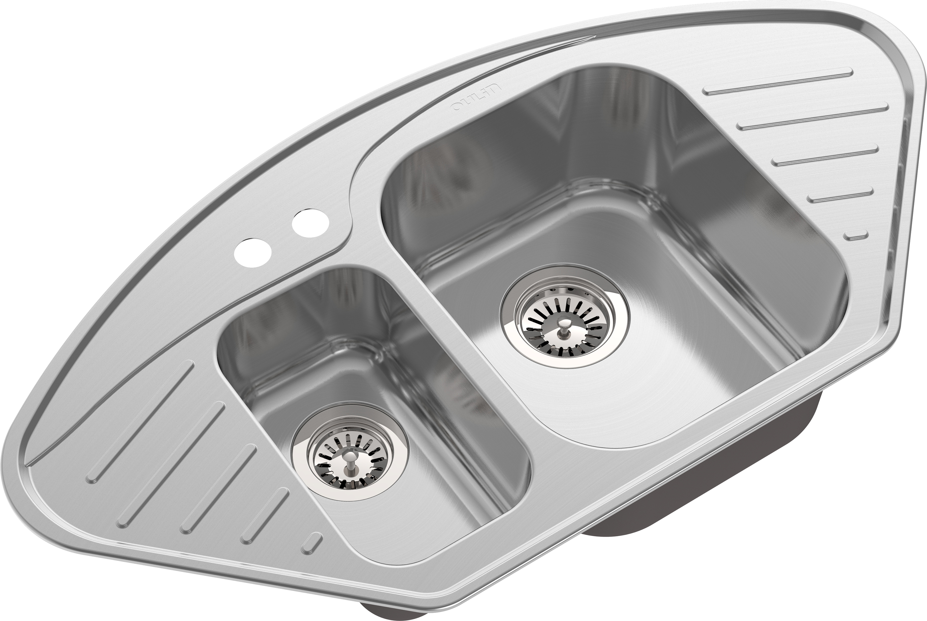 

Мойка кухонная Oulin OL-310, Хром, OL-310