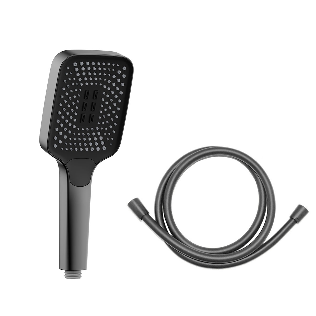 

Душевая лейка Vincea Inspire VSHN-41HGM со шлангом вороненая сталь, VSHN-41HGM