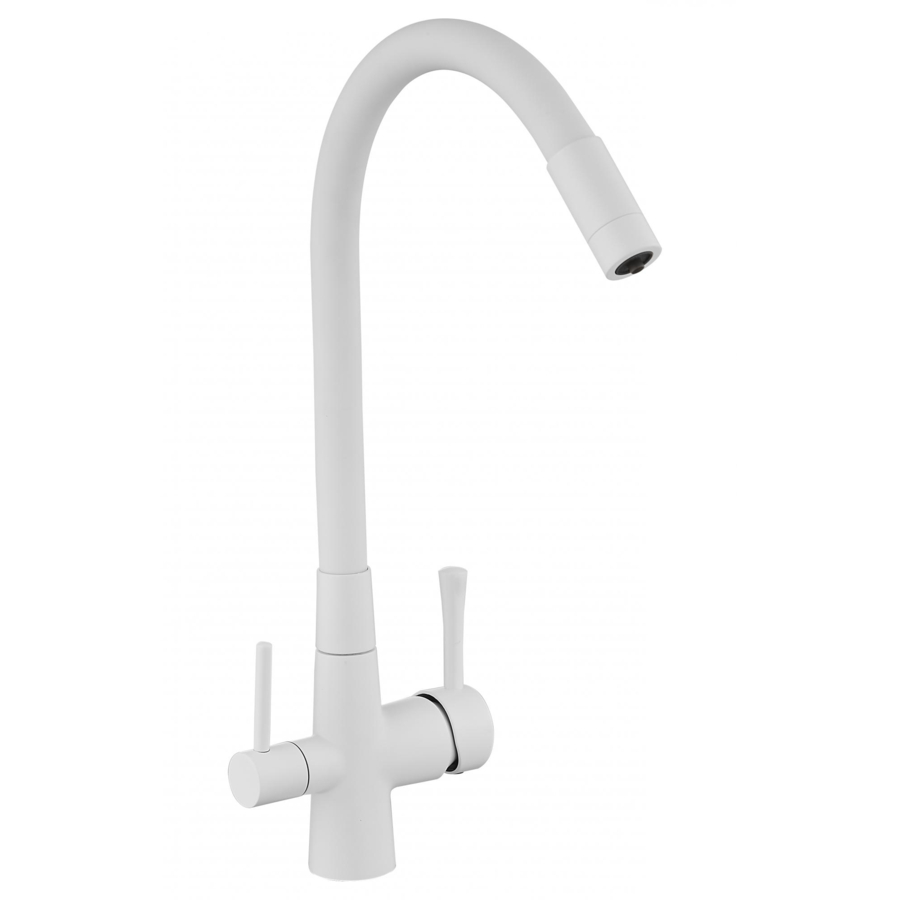 

Смеситель для кухонной мойки Savol S-L1806W-02 белый, S-L1806W-02