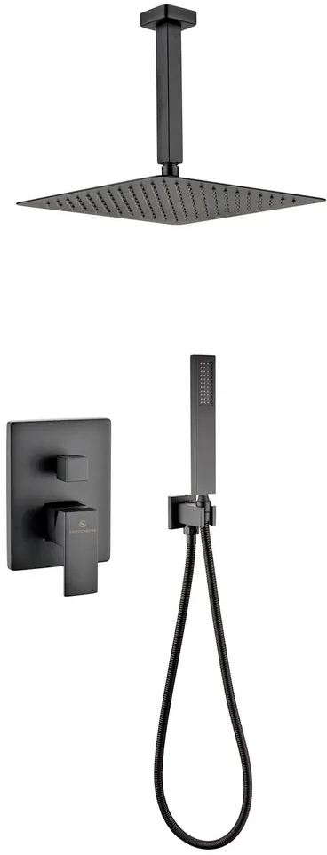 

Душевой гарнитур Grocenberg GB5089BL-4, Черный, GB5089BL-4