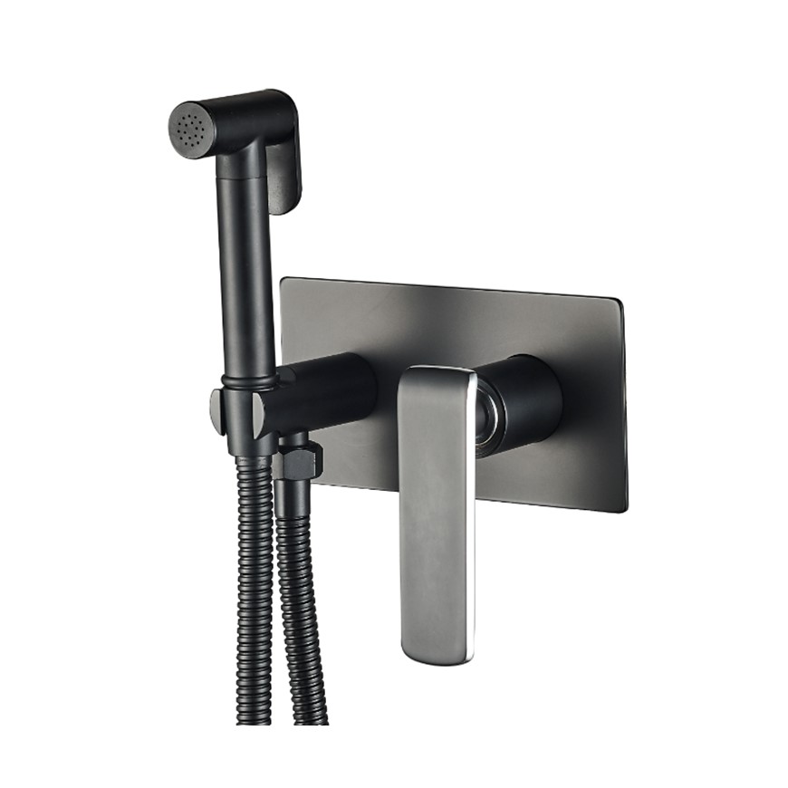 

Гигиенический душ Haiba HB55548-7 со смесителем, Черный матовый, HB55548-7
