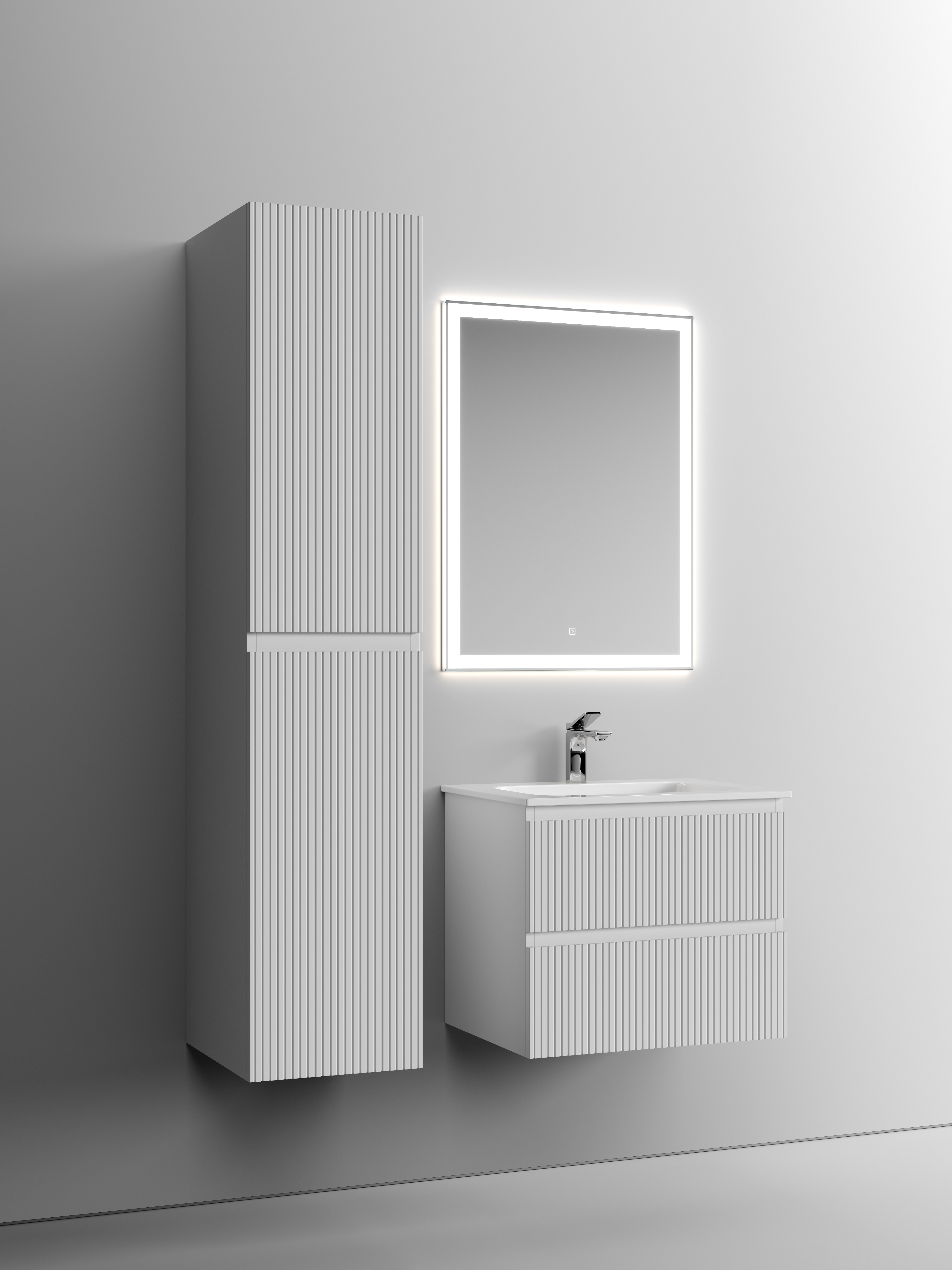 

Мебель для ванной Sancos Snob T 60 SNT60W 2 ящика, Bianco, Белый, Snob T 60