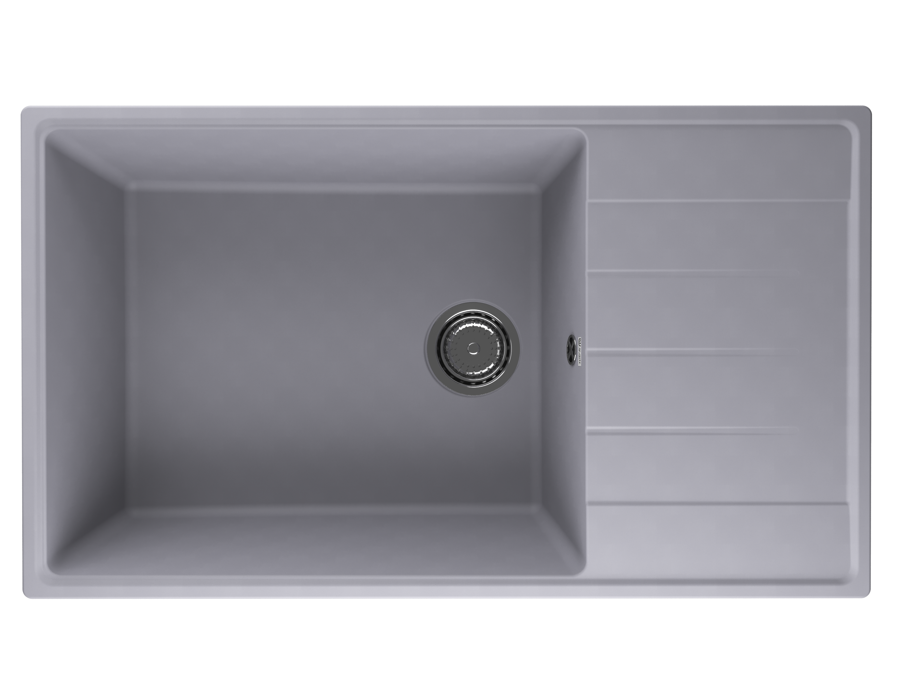 

Мойка кухонная Ulgran Quartz Prima 860-05 86x50 см, бетон, Серый, Prima 860-05
