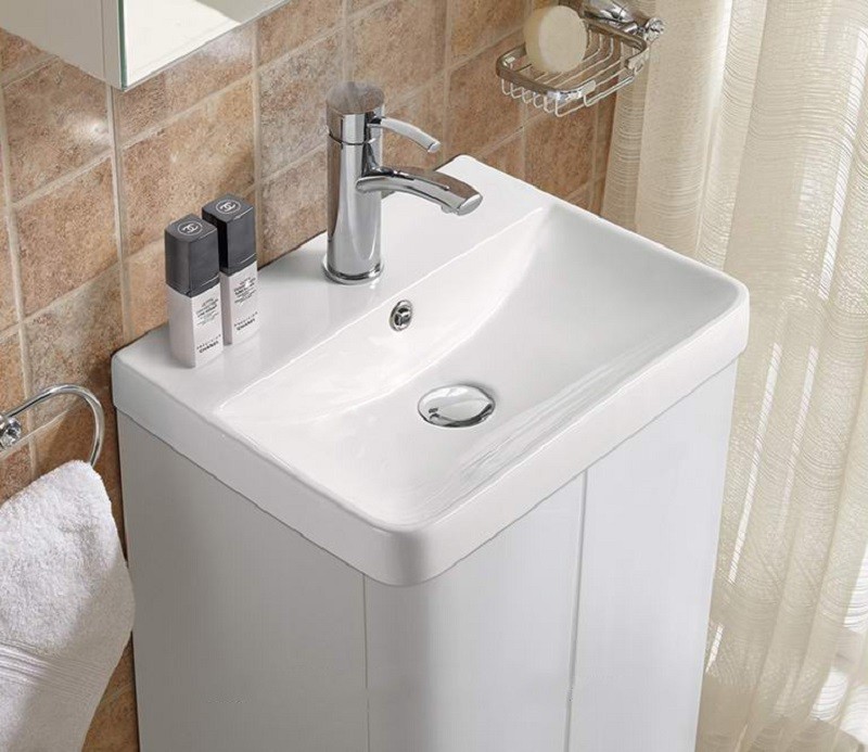 

Раковина CeramaLux 9595-40 врезная, Белый, N 9595-40