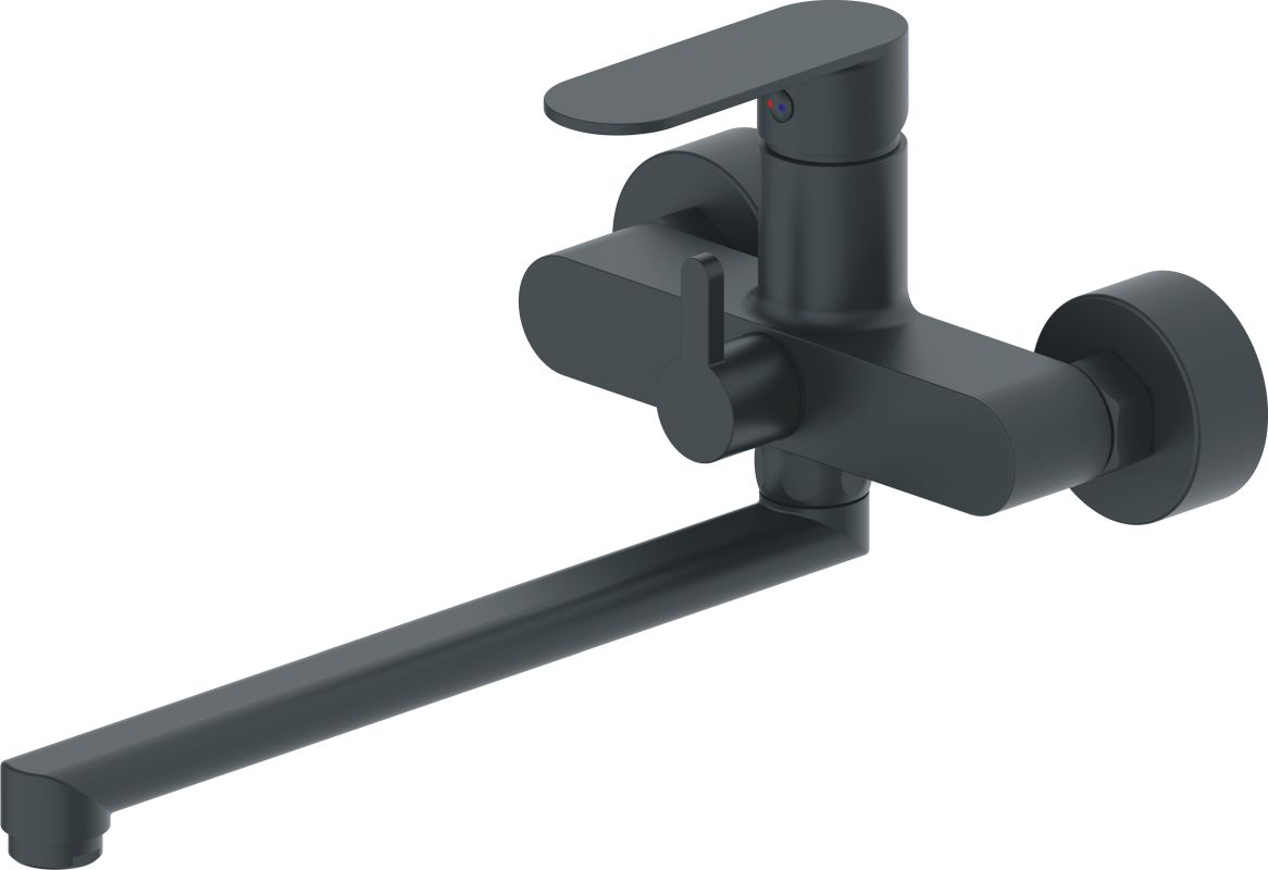 

Смеситель Haiba HB590-7 HB22590-7 для ванны с душем, черный, HB590-7 HB22590-7