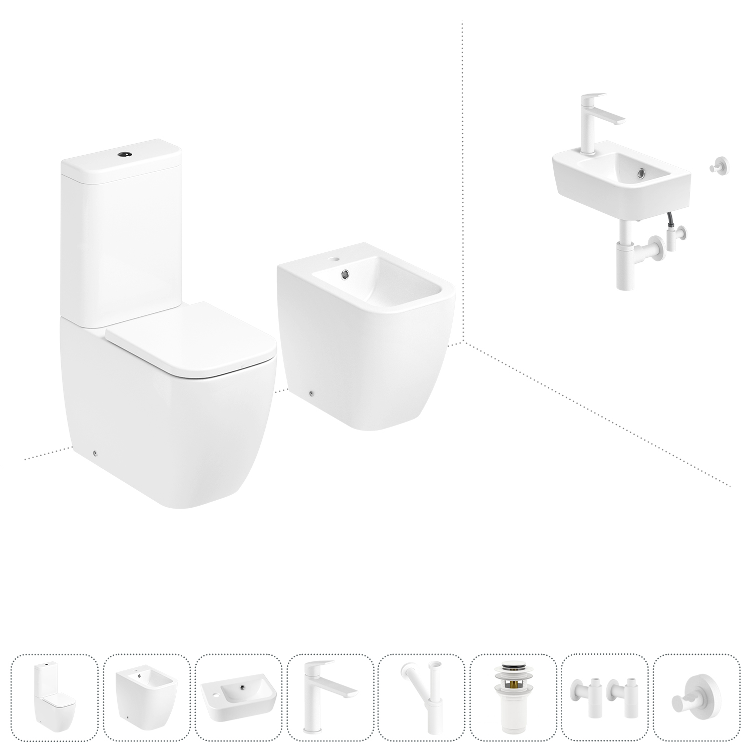 

Набор для туалета 8 в 1 Lavinia Boho One 202009100, 202009100