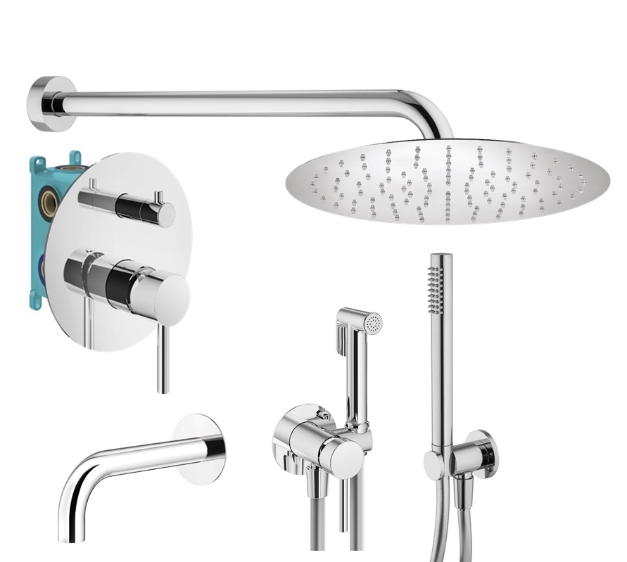 

Душевой комплект Plumberia Selection Ixo KITZXO19CR60 хром, KITZXO19CR60