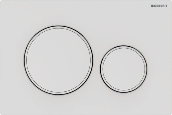 

Кнопка смыва Geberit Sigma 20 115.882.01.1 белая, матовый лак, Белый / матовый