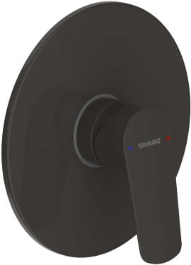 

Смеситель Bravat Rhein PB8429564BW-ENG для душа, Черный