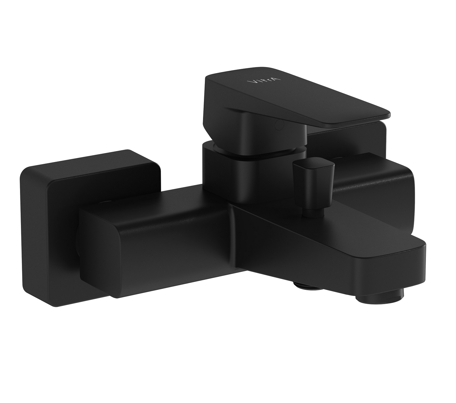 

Смеситель VitrA Root Square A4273736EXP для ванны с душем, черный матовый, A4273736EXP