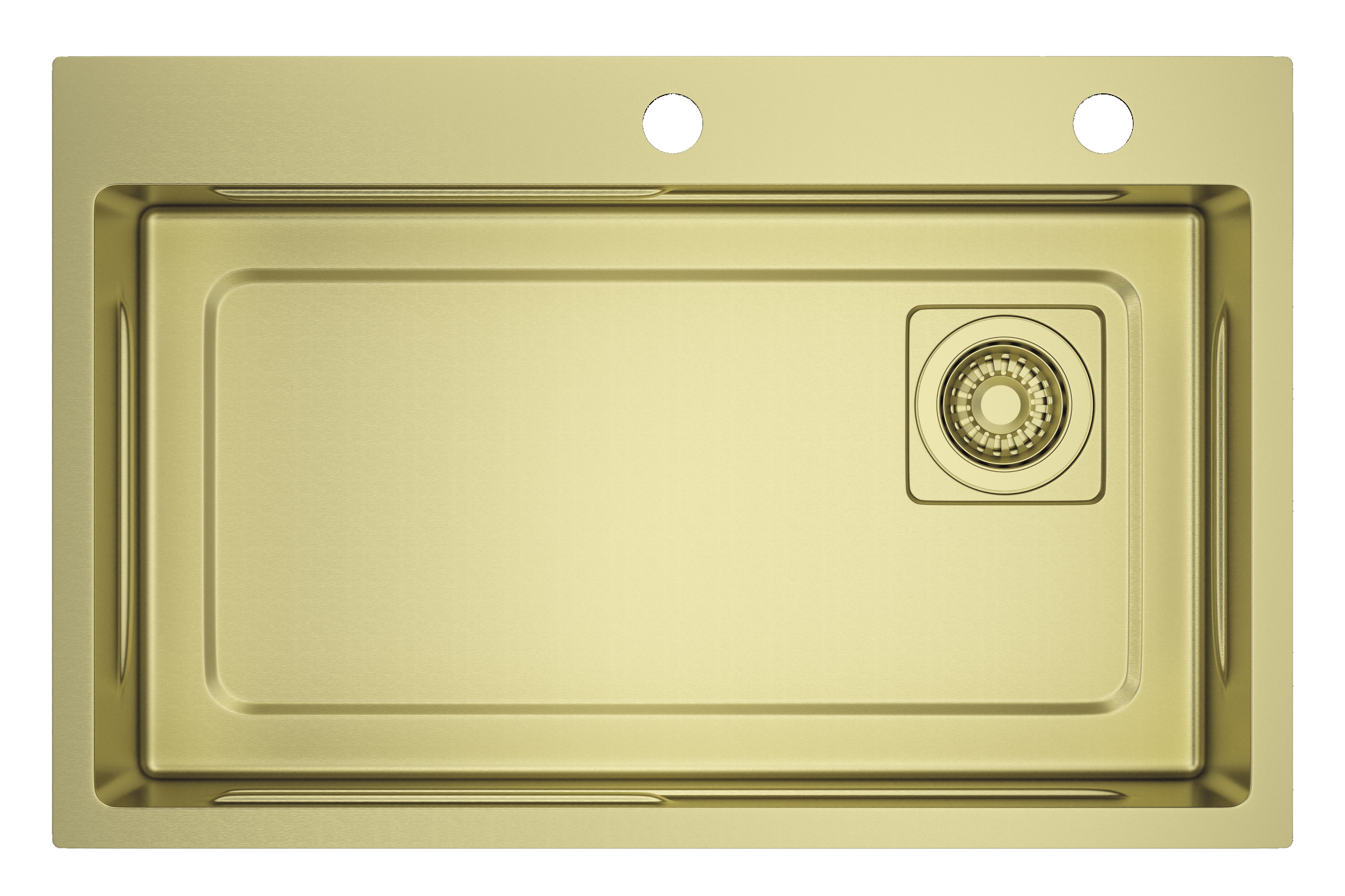 

Мойка кухонная Raglo R702.7246.03 золотой сатин, Золото матовое, R702.7246.03