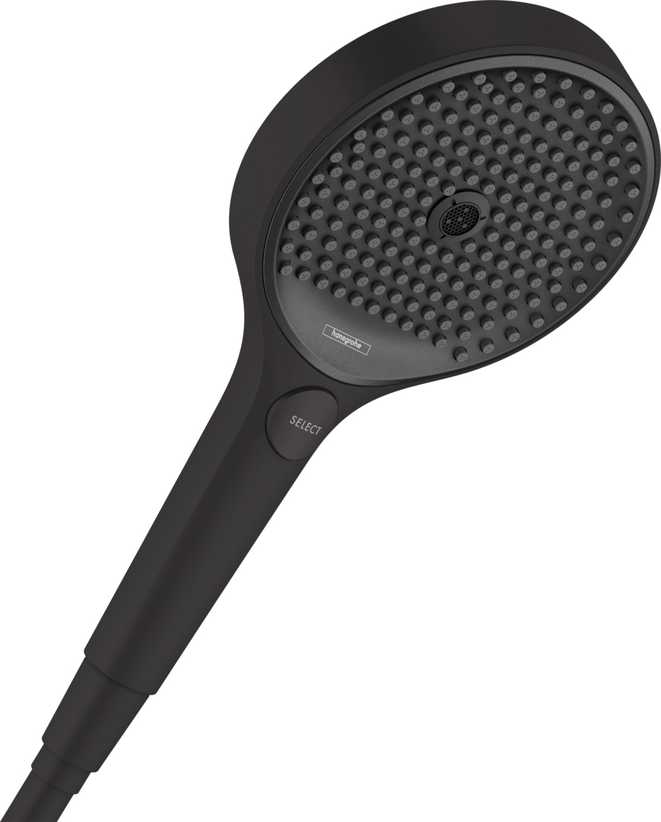 

Душевая лейка Hansgrohe Rainfinity 130 26864670 матовый черный, Черный матовый