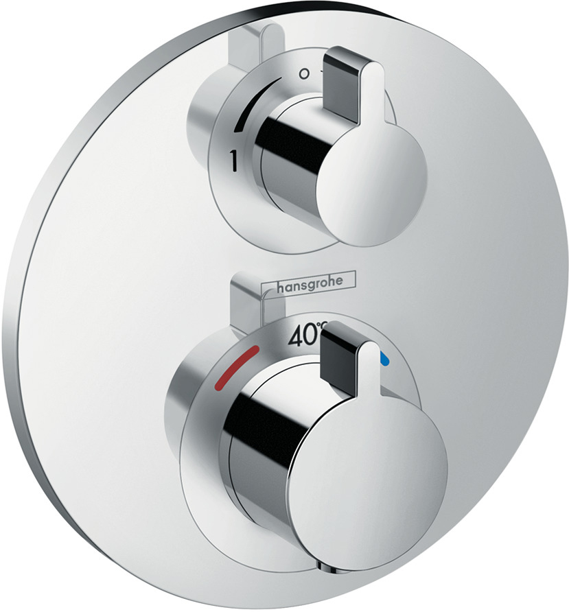 

Термостат Hansgrohe Ecostat S 15758000 для ванны с душем, Хром, Ecostat S 15758000