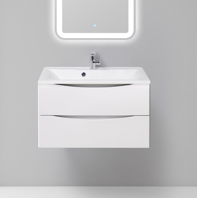 

Тумба с раковиной BelBagno Marino 80 bianco opaco, Белый, Marino 80