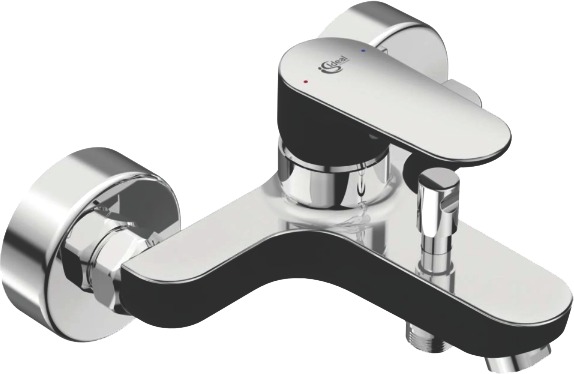 

Смеситель для ванны с душем Ideal Standard Tyria BC157HS Matt Black Chrome, BC157HS