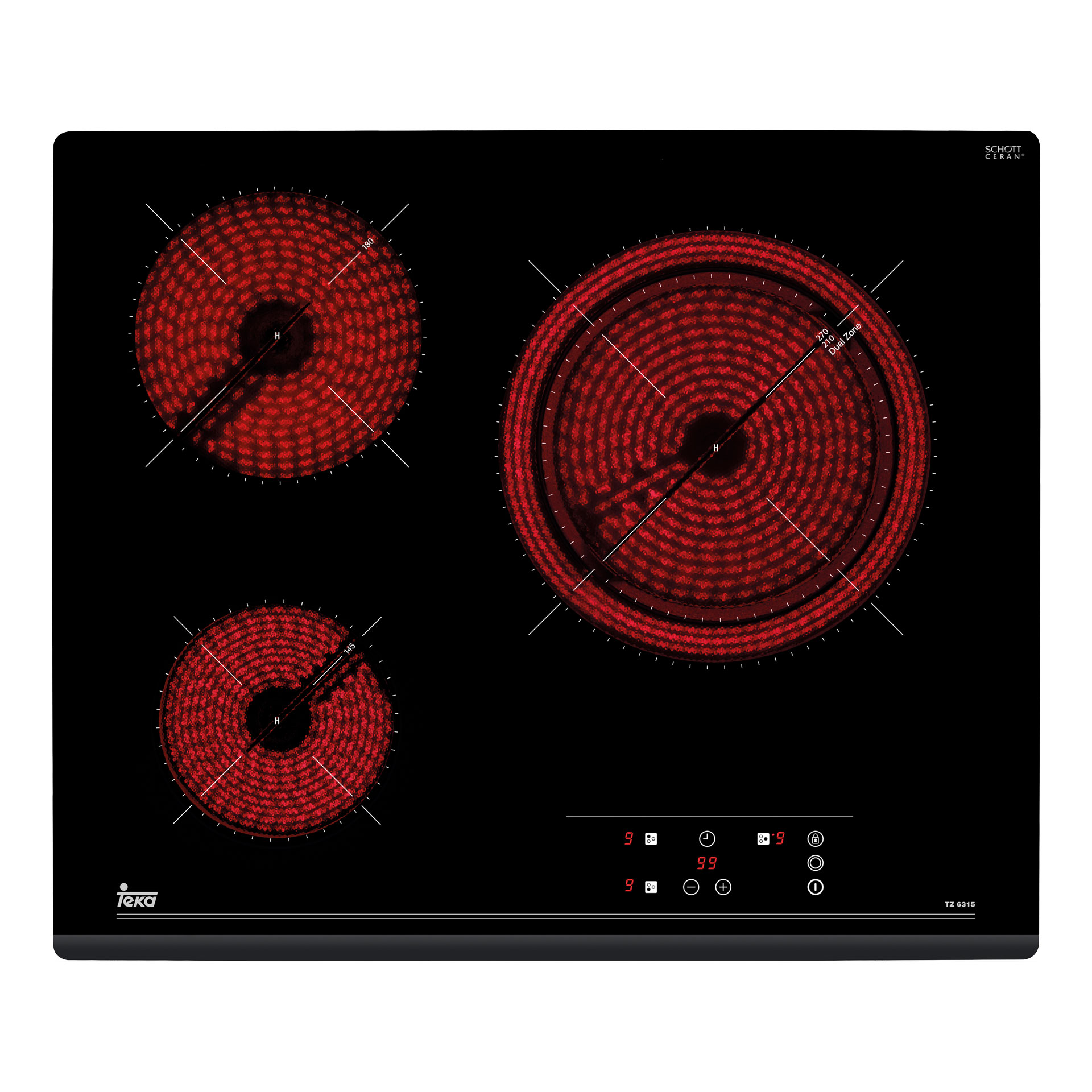 

Варочная поверхность Teka Easy TZ 6315 BLACK Hi-Light, TZ 6315 BLACK