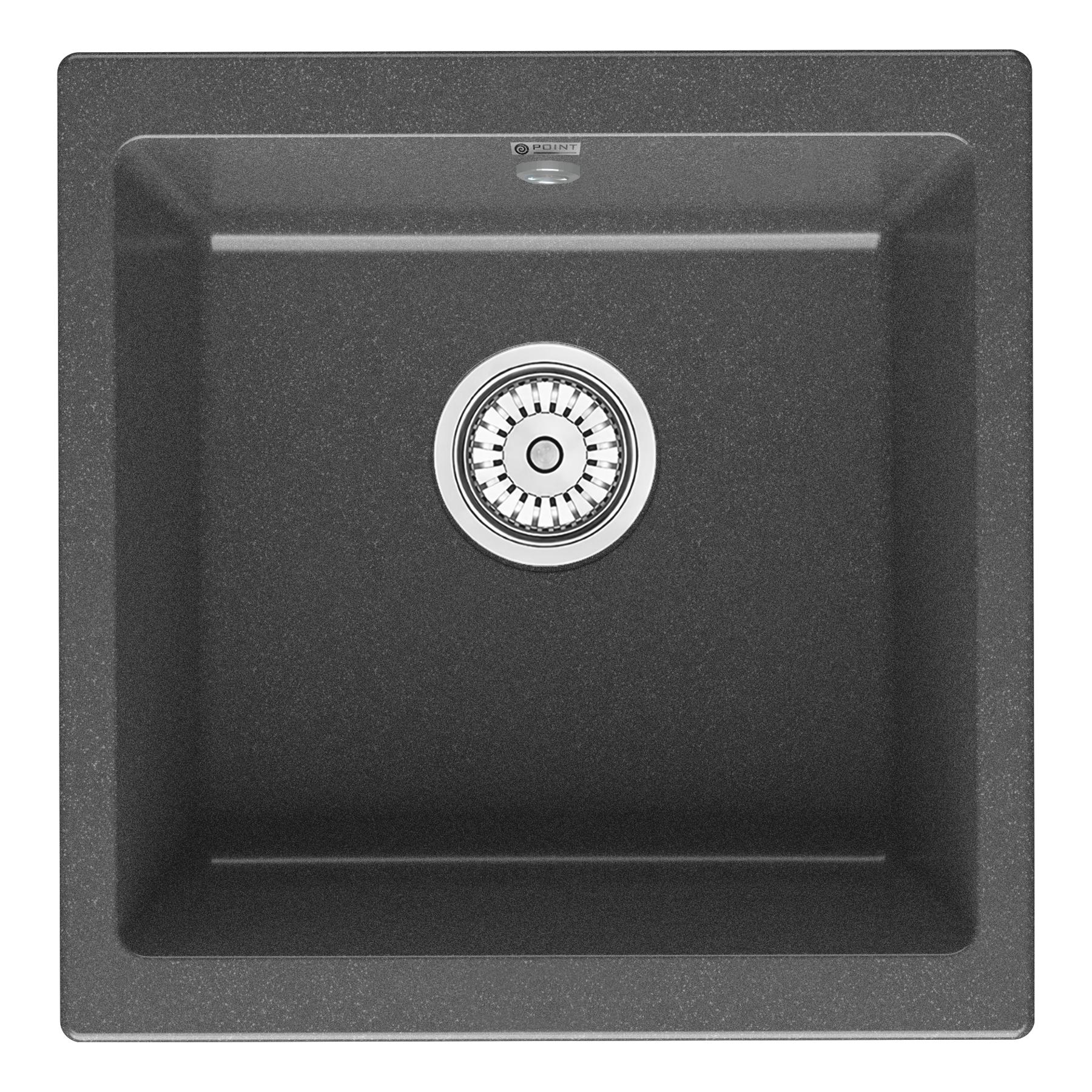 

Мойка кухонная Point Бату 45 графит, 45