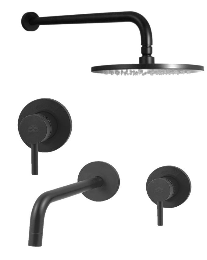 

Душевой комплект Paffoni Light KITLIG011NO006 черный матовый, KITLIG011NO006