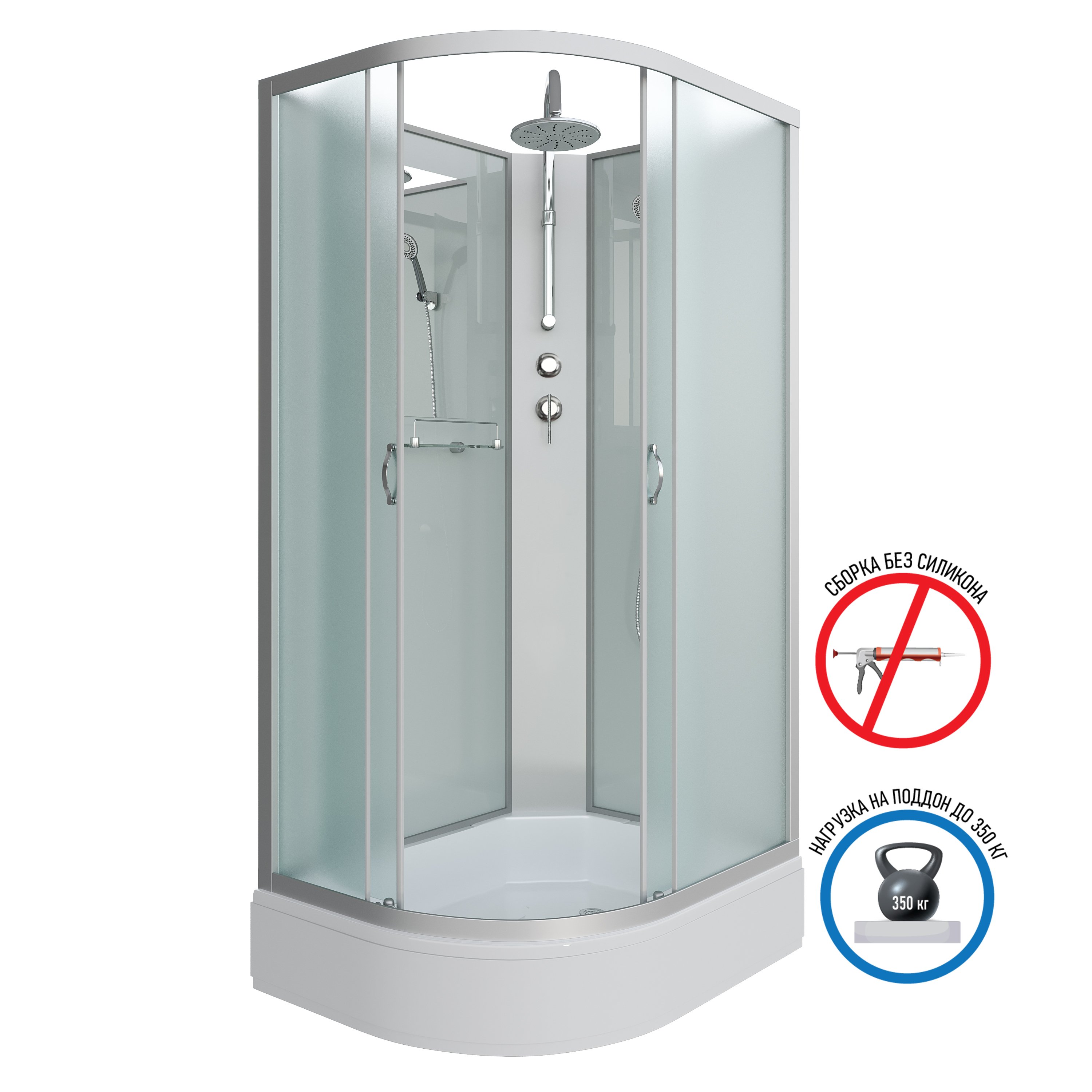 

Душевая кабина Niagara Classic NG-33394-14RBKT 130x90x240, NG-33394-14RBKT