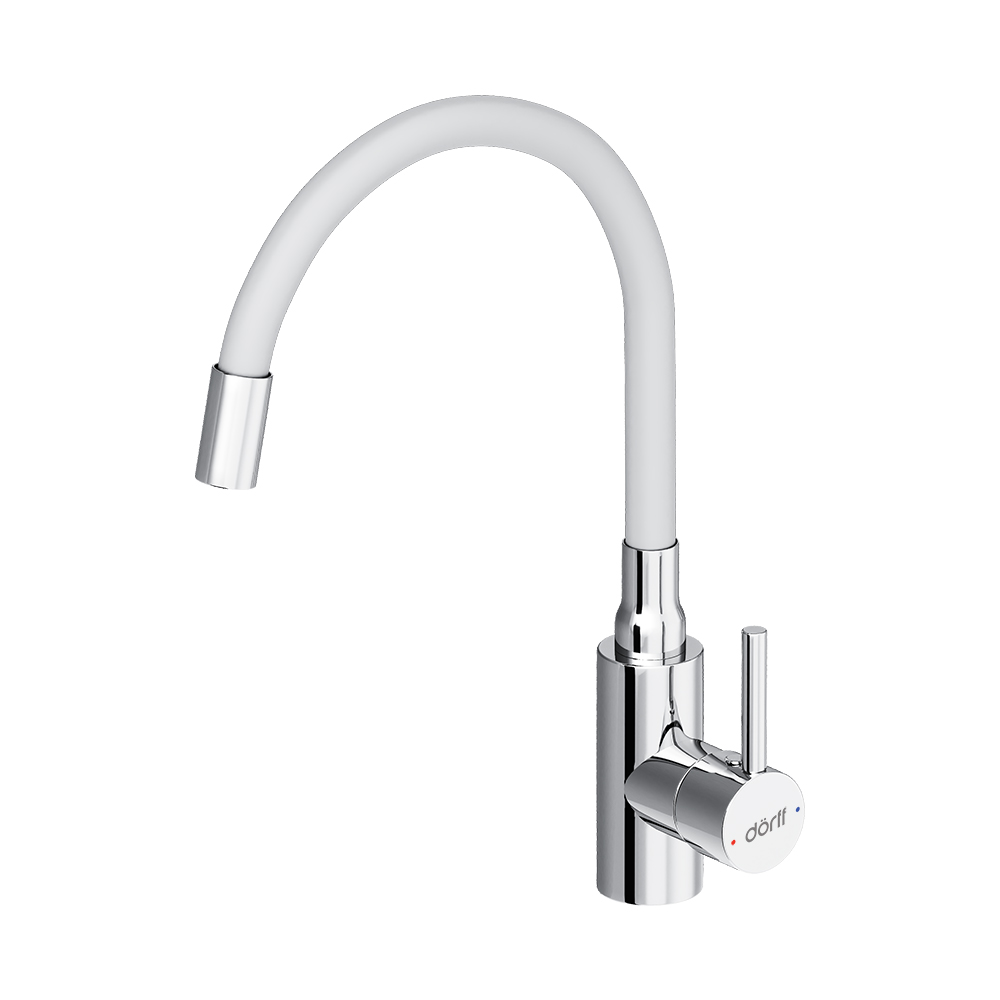 

Смеситель для раковины Dorff Logic D3007633 белый, D3007633