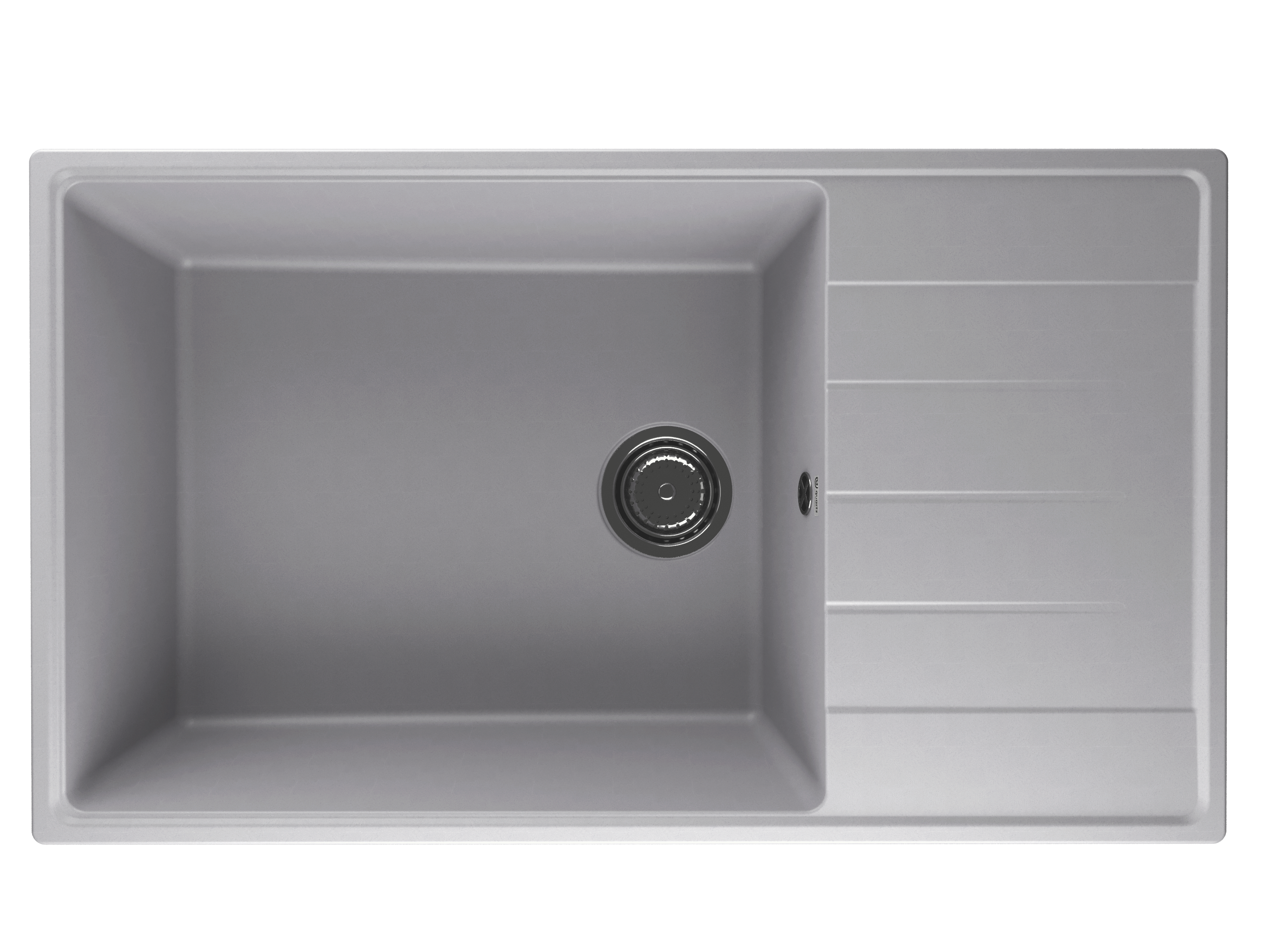 

Мойка кухонная Ulgran Quartz Prima 860-04 86x50 см, платина, Серый, Prima 860-04